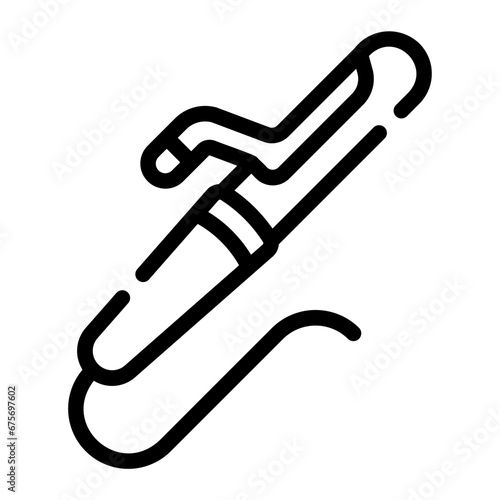 curler Line Icon