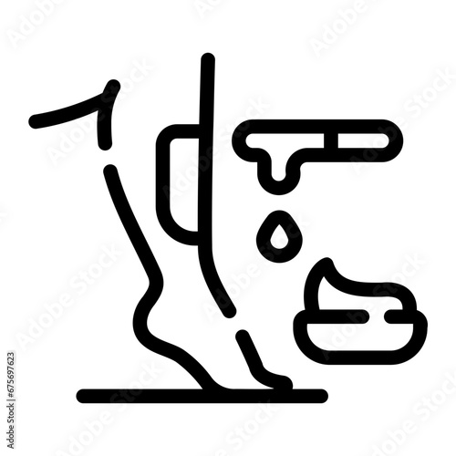 hair removal Line Icon