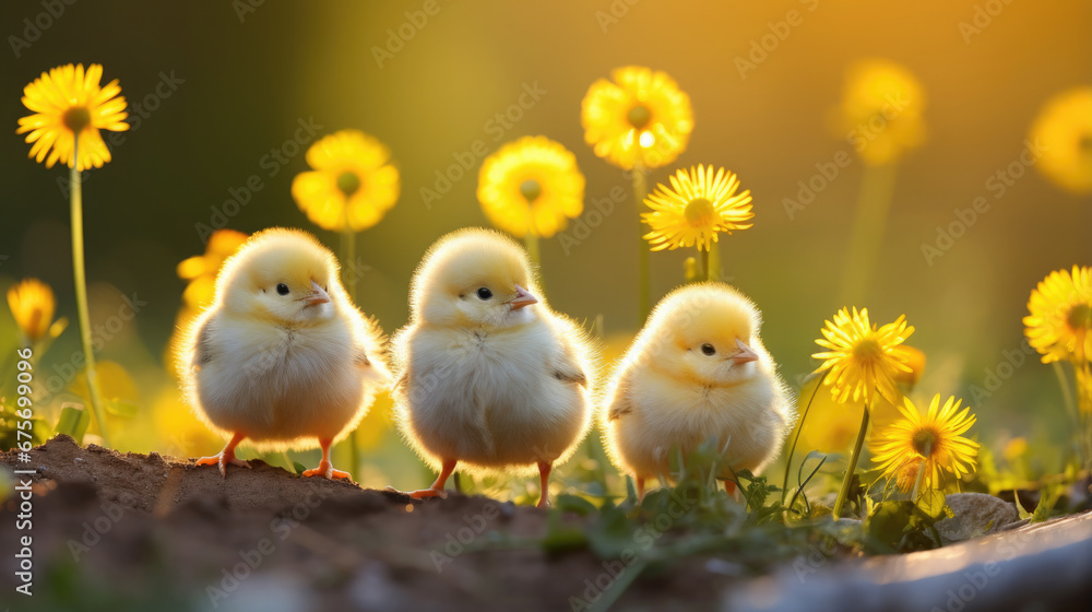 small cute fluffy yellow chicken, bird, Easter symbol, spring, nature, postcard, animal, grass, pet, chick, baby, beak, feathers, close-up, tousled, beauty, rustic, farm, flower, dandelion small cute fluffy yellow chicken, bird, Easter symbol, spring, nature, postcard, animal, grass, pet, chick, baby, beak, feathers, close-up, tousled, beauty, rustic, farm, flower, dandelion