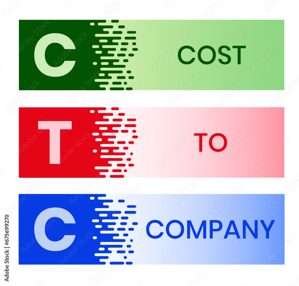 CTC - Cost To Company acronym. business concept background. vector illustration concept with keywords and icons. lettering illustration with icons for web banner, flyer CTC - Cost To Company acronym. business concept background. vector illustration concept with keywords and icons. lettering illustration with icons for web banner, flyer