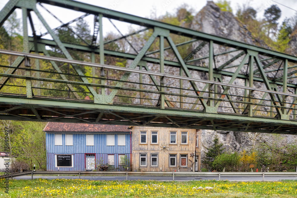 Eisenbahnbrücke in Rübeland Harz