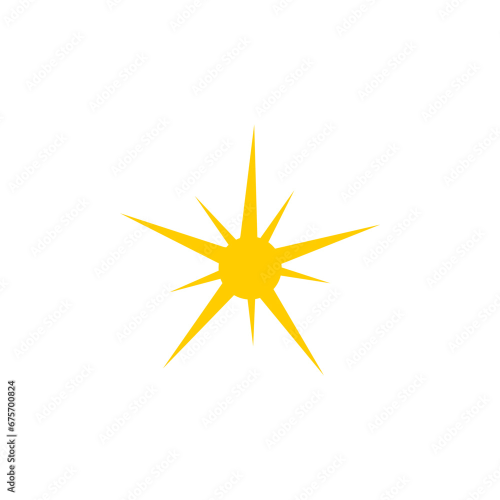 set of vector sparkling star elements decoration set of vector sparkling star elements decoration