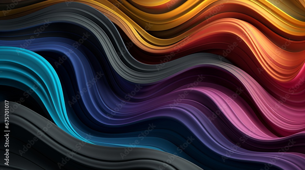 Abstract futuristic Full-color rainbow background with wave design Realistic 3D wallpaper with luxury flowing lines. Elegant backdrops for poster, websites, brochures, banners, apps, etc. Abstract futuristic Full-color rainbow background with wave design Realistic 3D wallpaper with luxury flowing lines. Elegant backdrops for poster, websites, brochures, banners, apps, etc.