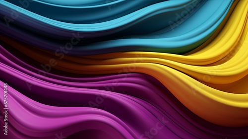 Abstract futuristic Full-color rainbow background with wave design Realistic 3D wallpaper with luxury flowing lines. Elegant backdrops for poster  websites  brochures  banners  apps  etc.