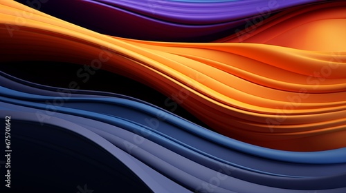 Abstract futuristic Full-color rainbow background with wave design Realistic 3D wallpaper with luxury flowing lines. Elegant backdrops for poster, websites, brochures, banners, apps, etc.