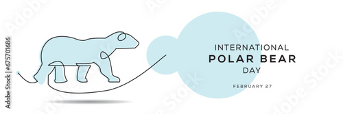 International Polar Bear Day, held on 27 February.