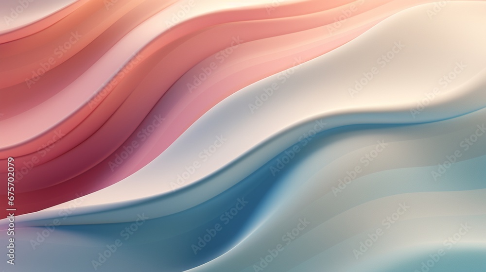 Serenade of Soft Hues on 3D Wavy Textured Background. Different Light Colors. Serenade of Soft Hues on 3D Wavy Textured Background. Different Light Colors.