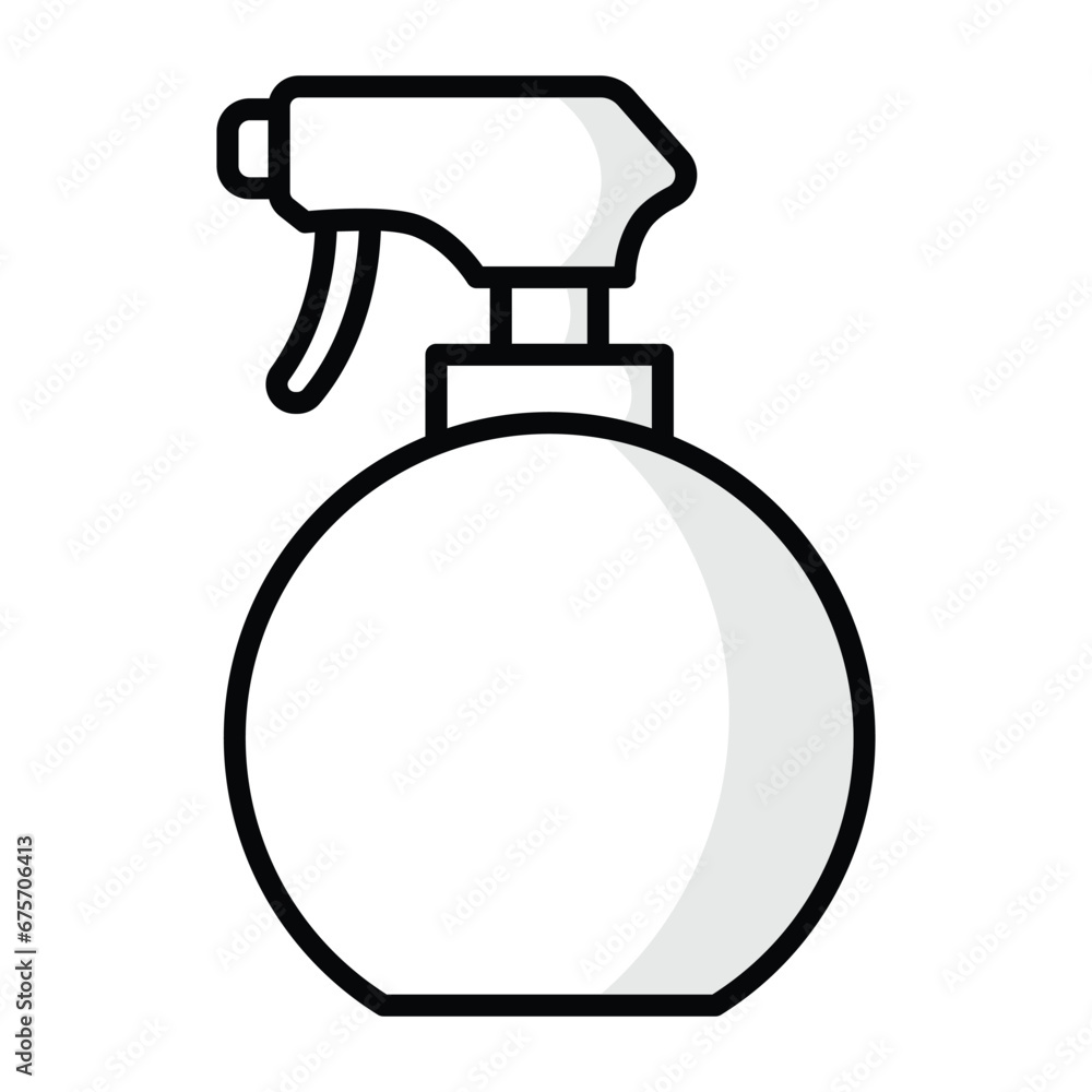 Cleaning spray bottle icon vector on trendy design Cleaning spray bottle icon vector on trendy design
