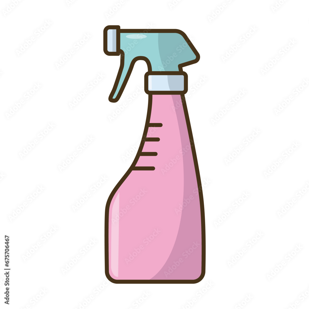 Cleaning spray bottle icon vector on trendy design Cleaning spray bottle icon vector on trendy design