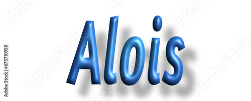 Alois - light blue/ blue color - writen name - ideal for websites, emails, presentations, greetings, banners, cards, books, t-shirt, sweatshirt, prints, cricut, silhouette,
