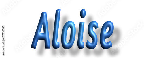 Aloise - light blue/ blue color - writen name - ideal for websites, emails, presentations, greetings, banners, cards, books, t-shirt, sweatshirt, prints, cricut, silhouette,
