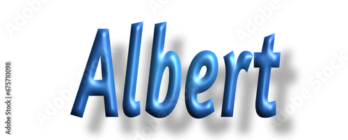Albert  - light blue/ blue color - writen name - ideal for websites, emails, presentations, greetings, banners, cards, books, t-shirt, sweatshirt, prints, cricut, silhouette,
