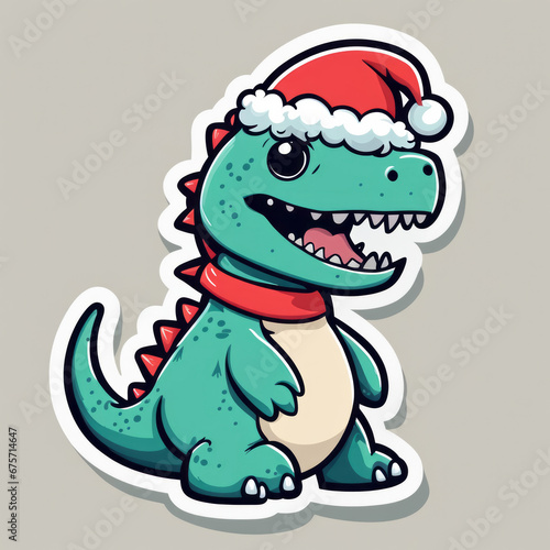 Weihnachten mit Tieren  sticker  generated image