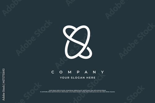 Initial Letter OS Logo or SO Logo Design Vector