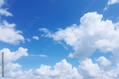 Sky with clouds  blue skies  white clouds  the vast blue sky and clouds
