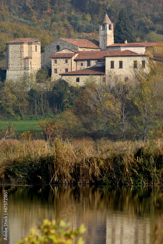 The Monastery of San Pietro in Lamosa on the peat bogs of Provaglio d'Iseo (Brescia) photo