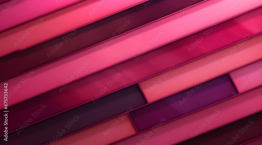 Obraz premium Sleek diagonal textured stripes with a smooth pink and dark purple gradient, perfect for a modern background.