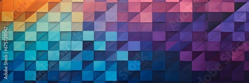 Wide screen colorful abstract wallpaper background design