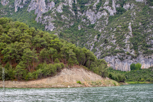 Vezirkopru canyon. Touristic canyon located on the Kızılırmak river. Also known as Sahinkaya Canyon photo