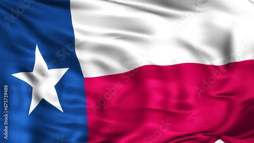 Texas State Waving Flag Background