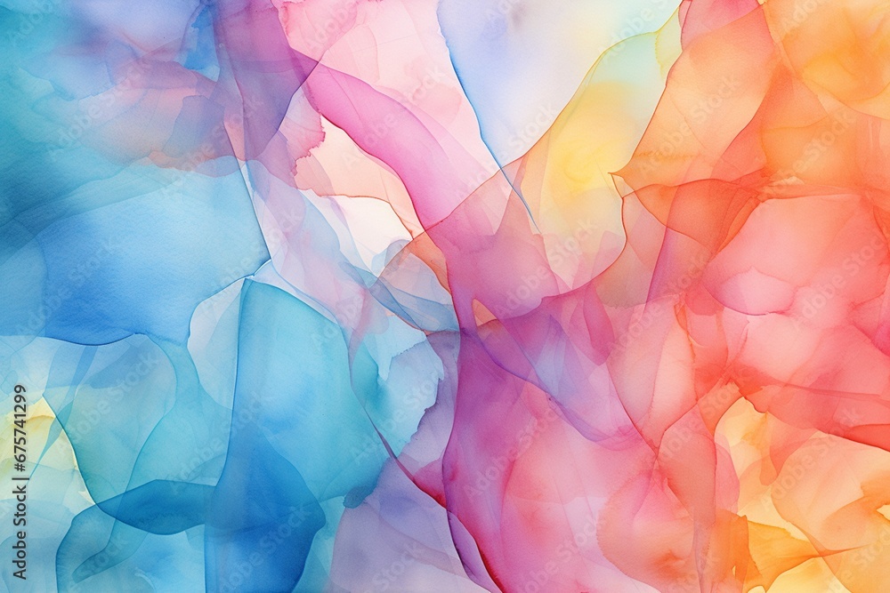 Abstract Watercolor Background created with Generative AI