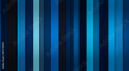 Modern background with vertical stripes pattern. Shades and gradients of blue colour.