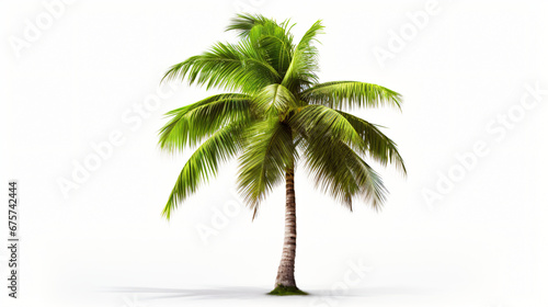 Coconut palm tree