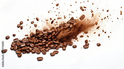 Coffee powder and coffee beans