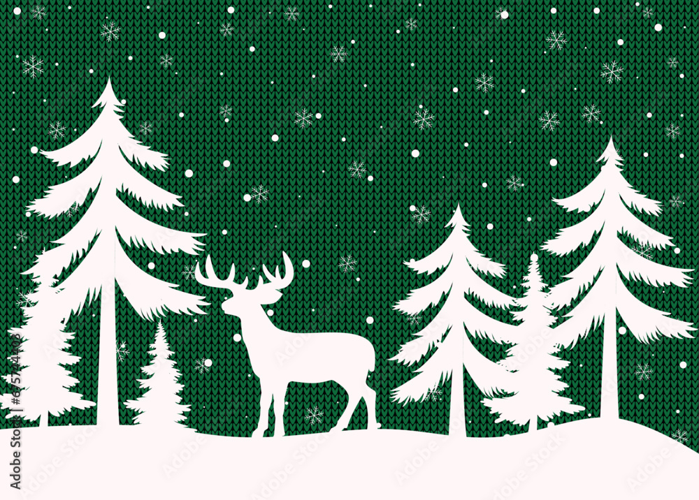 Christmas and New Year pattern knitted Plaid. Festive background for design and print Christmas and New Year pattern knitted Plaid. Festive background for design and print