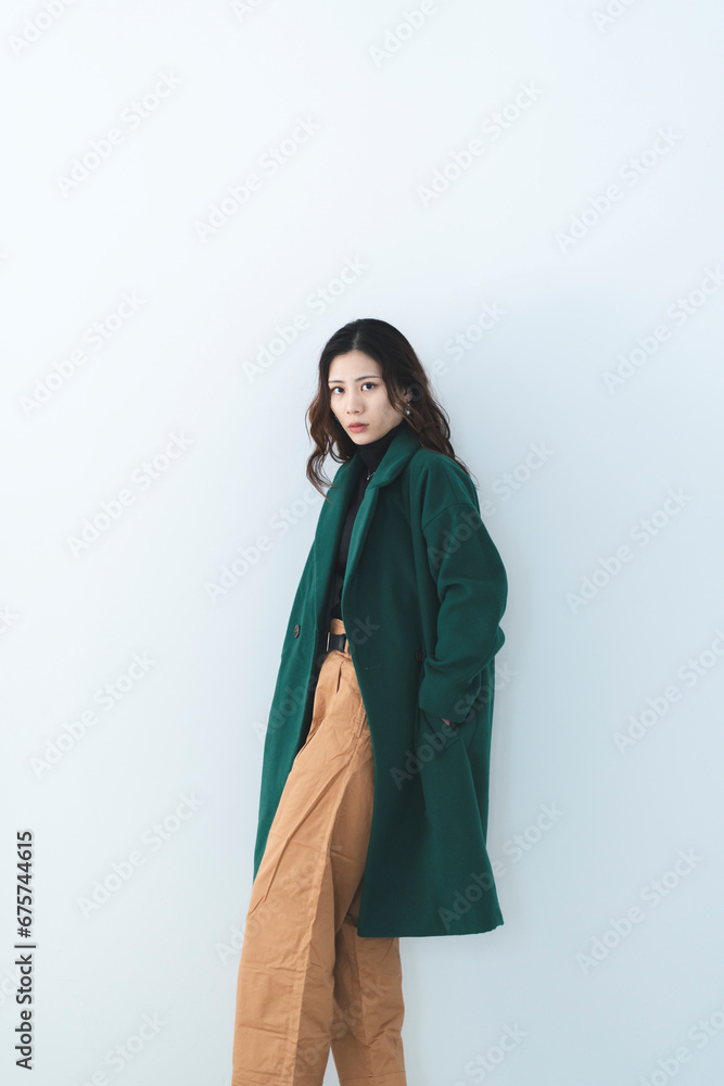 Naklejka premium クールな女性