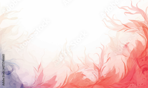 watercolor abstract pink background with space for text