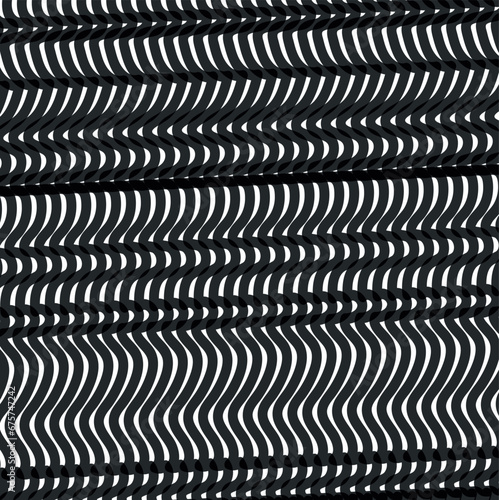 Wallpaper Mural Dense texture with wavy thick lines Torontodigital.ca