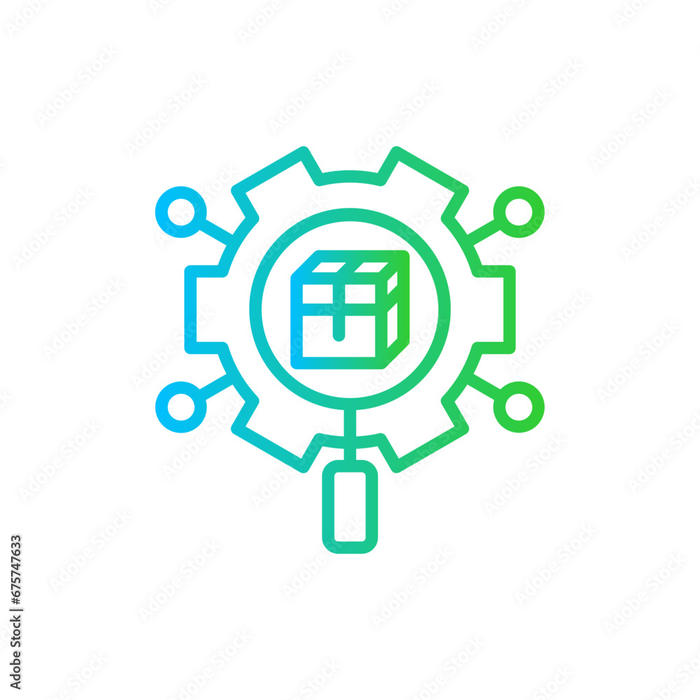 Product development product development icon with blue and green gradient outline style. development, product, business, design, technology, concept, plan. Vector Illustration Product development product development icon with blue and green gradient outline style. development, product, business, design, technology, concept, plan. Vector Illustration