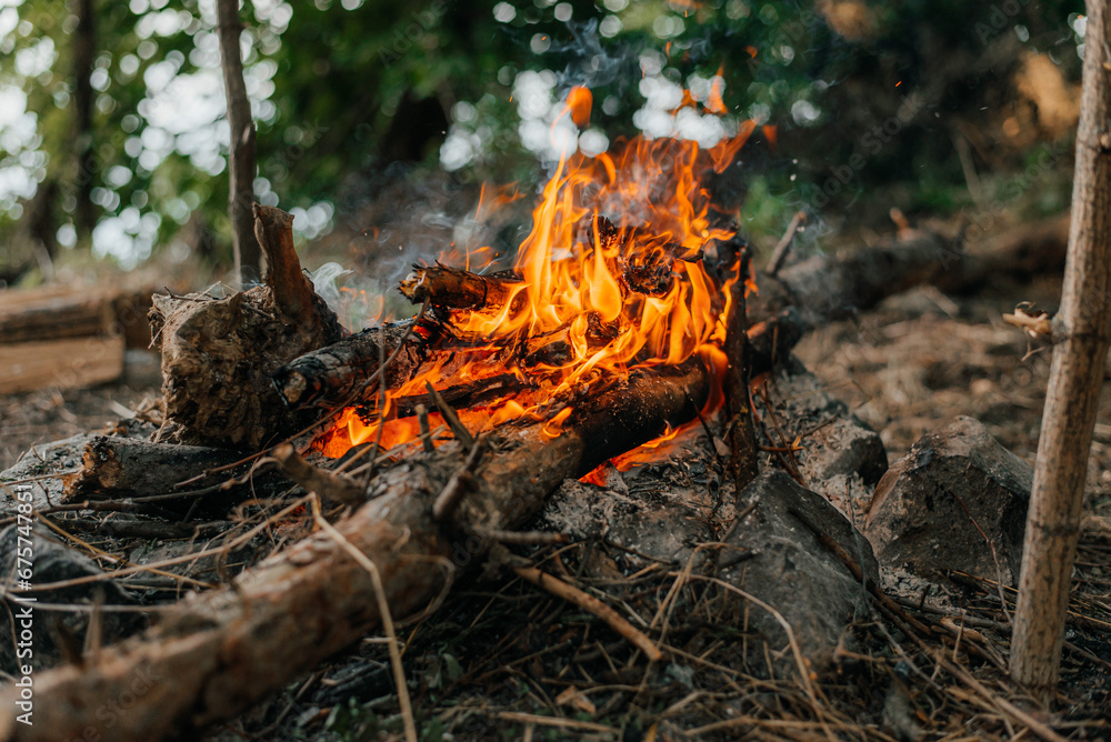 fire in nature . bokeh from the fire . blurred backgrounds . Space views. fire in nature . bokeh from the fire . blurred backgrounds . Space views.