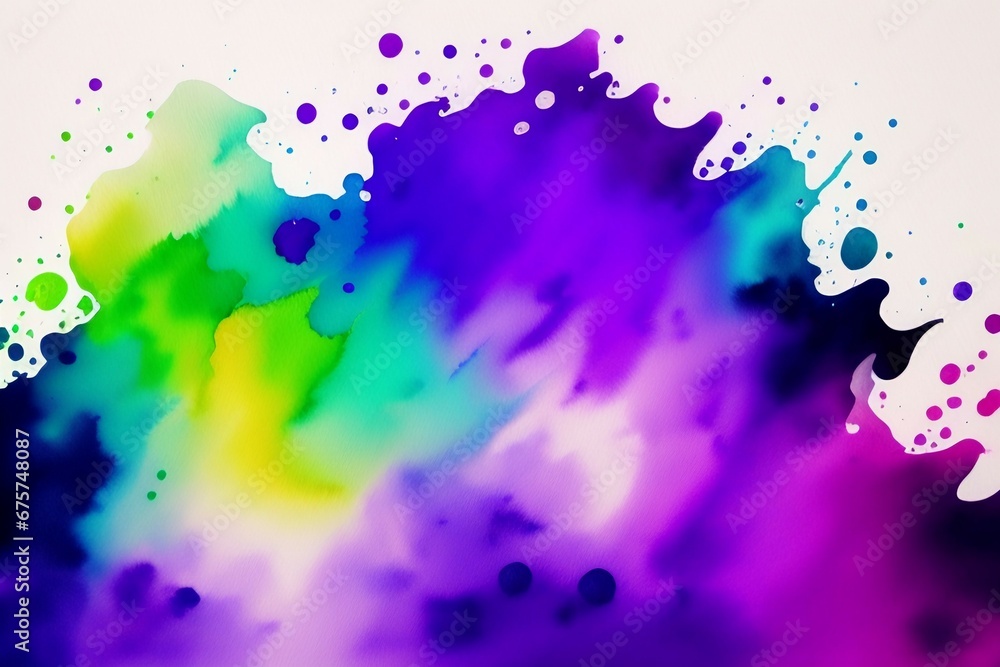 Fototapeta premium abstract watercolor background, generative ai