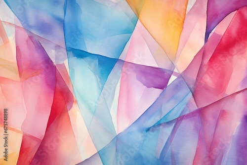 Abstract Watercolor Background created with Generative AI