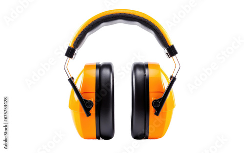 Ear Protection On Transparent Background.
