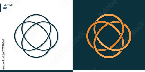 circle logo abstract lawyer icon law logotype minimal line vector symbol suitable for legal judicial advocacy law consulting firm or business