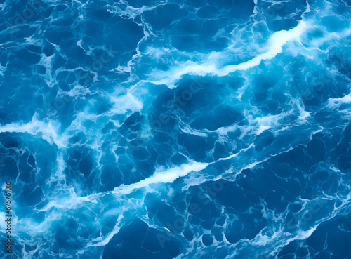 ル 青い海　水面の背景 © Jusco