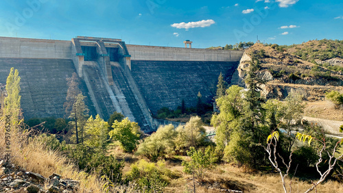 Porsuk dam on the border of Eskisehir and Kutahya Turkey