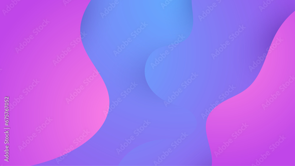 Blue and purple violet vector modern and simple banner with shapes Blue and purple violet vector modern and simple banner with shapes