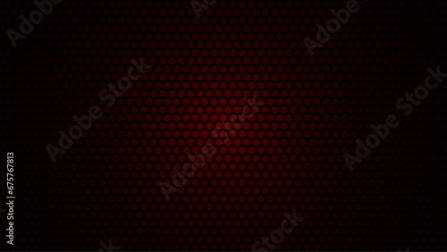 abstract hexagon dark red background