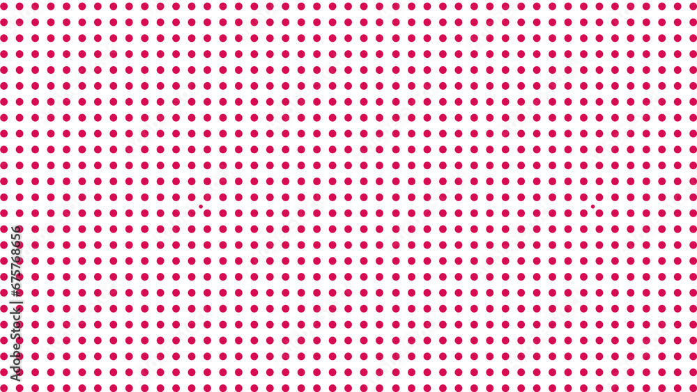 red polka dots background - obrazy, fototapety, plakaty 