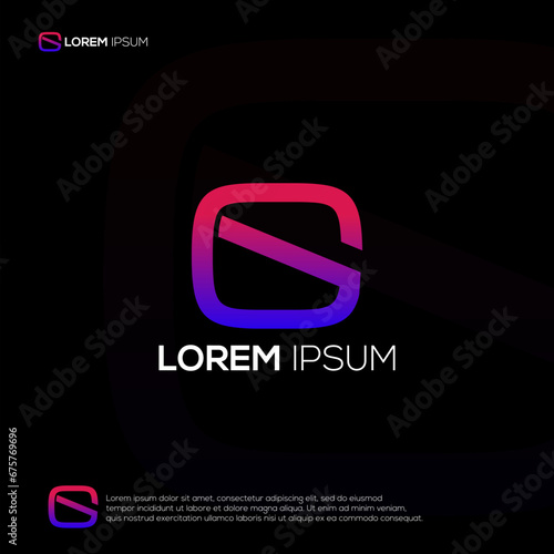 Modern G Logo Design Vector