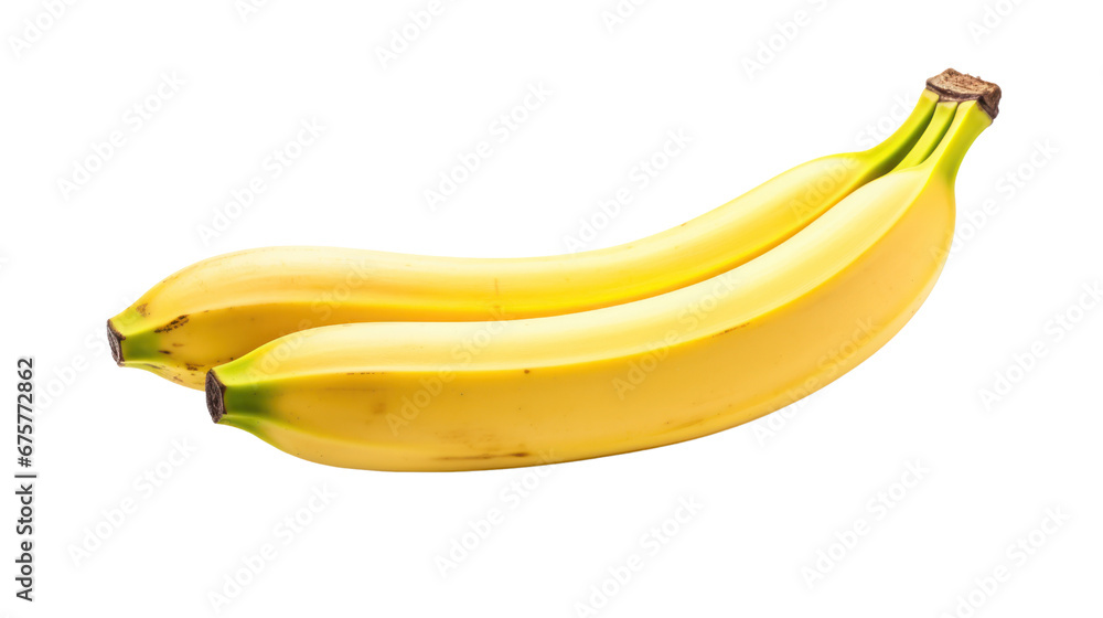 A banana on the transparent background A banana on the transparent background