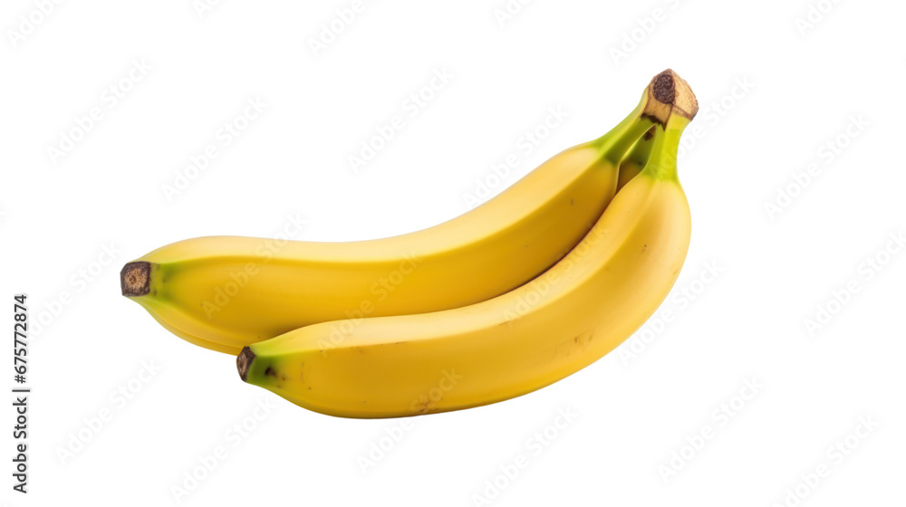 A banana on the transparent background A banana on the transparent background