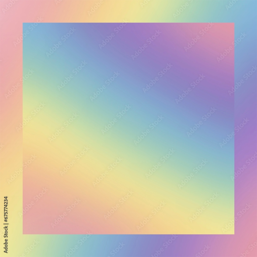 Obraz premium the stacked rainbow gradient background