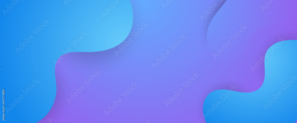 Blue and purple violet vector simple banner with abstract shapes Blue and purple violet vector simple banner with abstract shapes
