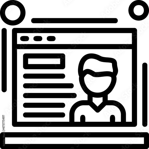 Unique visitors Icon