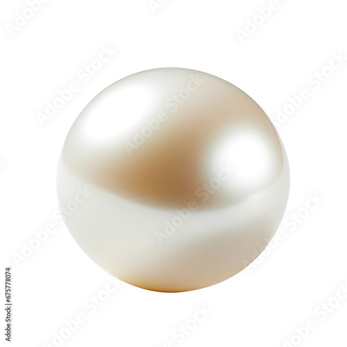 white pearl isolated on transparent background Remove png, Clipping Path